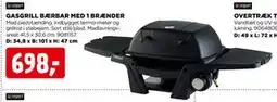 jem & fix GASGRILL BÆRBAR MED 1 BRÆNDER tilbud