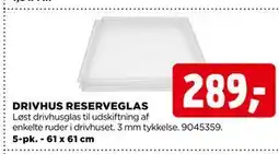 jem & fix DRIVHUS RESERVEGLAS tilbud