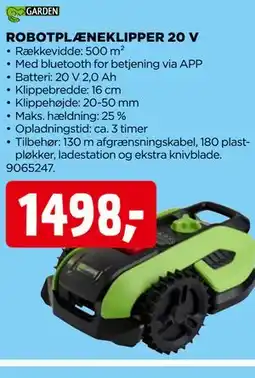 jem & fix ROBOTPLÆNEKLIPPER 20 V tilbud