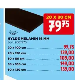 jem & fix HYLDE MELAMIN 16 MM tilbud