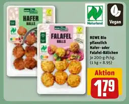 REWE DE REWE Bio pflanzlich Hafer- oder Falafel-Bällchen tilbud