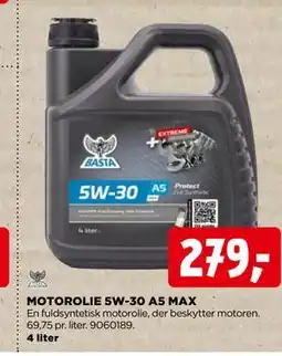 jem & fix MOTOROLIE 5W-30 A5 MAX tilbud