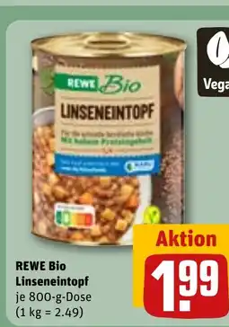 REWE DE REWE Bio Linseneintopf tilbud