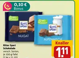 REWE DE Ritter Sport Schokolade tilbud