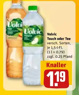 REWE DE Volvic Touch oder Tee tilbud