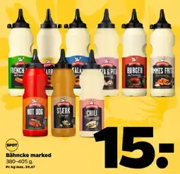 Netto Bähncke marked - saucer/majones tilbud