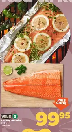 Netto Velsmag lakseside / laksefilet tilbud