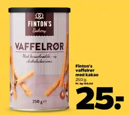 Netto Finton's vaffelrør tilbud