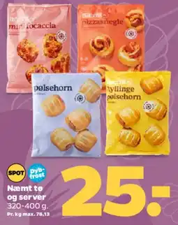 Netto Nemt - færdigbagte wienerbrød / pølsehorn tilbud