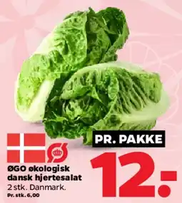Netto ØGO økologisk dansk hjertesalat tilbud