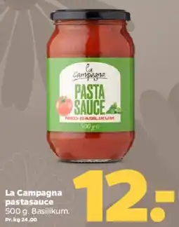 Netto La Campagna pasta sauce tilbud