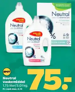 Netto A+ flydende vaskemiddel / pods tilbud
