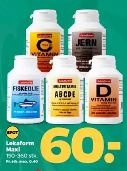 Netto Lekaform Maxi (vitaminer & kosttilskud) tilbud