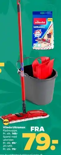 Netto Vileda Ultramax (moppe og spand) tilbud