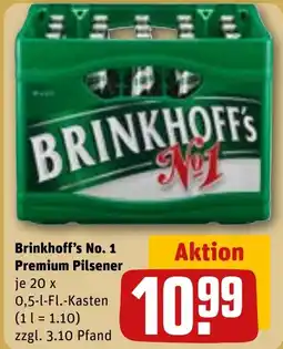 REWE DE Brinkhoff's No. 1 Premium Pilsener tilbud