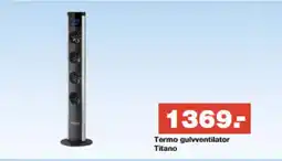 Bauhaus Termo gulvventilator Titano tilbud