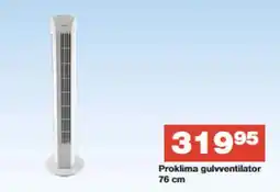 Bauhaus Proklima gulvventilator tilbud