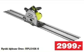 Bauhaus Ryobi dyksav One+ RPLS18X-0 tilbud