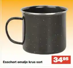 Bauhaus Esschert emalje krus sort tilbud
