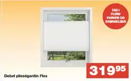 Bauhaus Debel plisségardin Flex tilbud