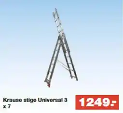 Bauhaus Krause stige Universal 3 x 7 tilbud
