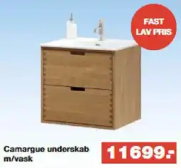 Bauhaus Camargue underskab m/vask tilbud