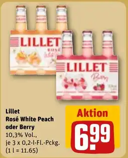 REWE DE Lillet Rosé White Peach oder Berry tilbud