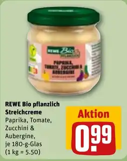 REWE DE REWE Bio pflanzlich Streichcreme tilbud