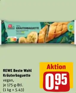REWE DE REWE Beste Wahl Kräuterbaguette tilbud