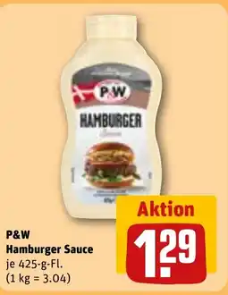 REWE DE P&W Hamburger Sauce tilbud