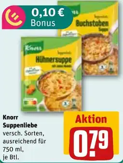 REWE DE Knorr Suppenliebe tilbud