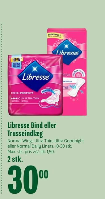 Min Købmand Libresse Bind eller Trusseindlæg tilbud