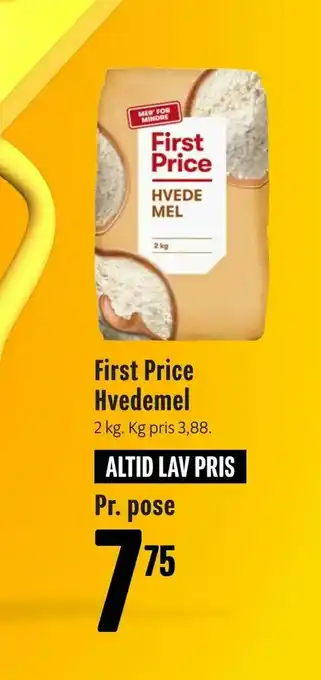 Min Købmand First Price Hvedemel tilbud