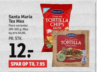 SPAR Santa Maria Tex Mex tilbud
