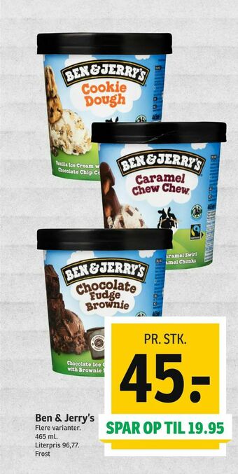 SPAR Ben & Jerry's tilbud
