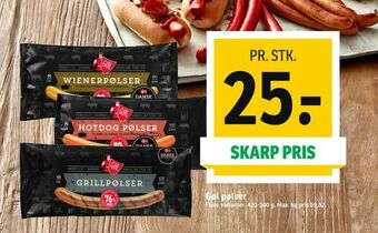 SPAR Gøl pølser tilbud