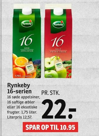 SPAR Rynkeby 16-serien tilbud