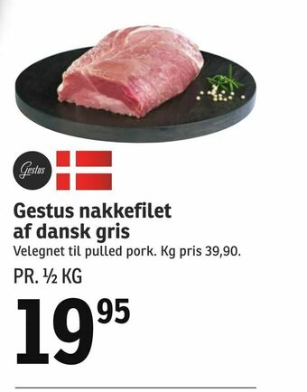 SPAR Gestus nakkefilet af dansk gris tilbud