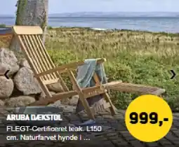XL-BYG Aruba dækstol tilbud