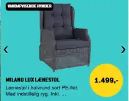 XL-BYG Milano lux lænestol tilbud