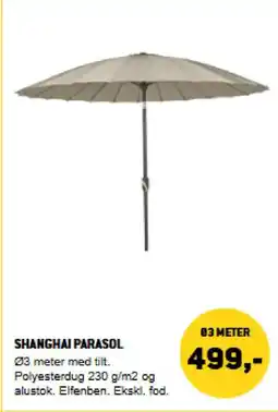 XL-BYG Shanghai parasol tilbud
