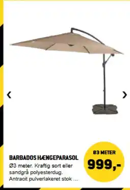 XL-BYG Barbados hængeparasol tilbud