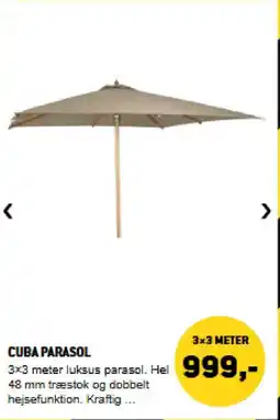 XL-BYG Cuba parasol tilbud