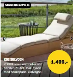 XL-BYG Kos solvogn tilbud