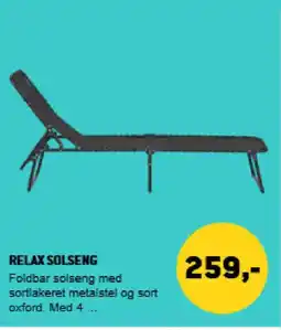 XL-BYG Relax solseng tilbud