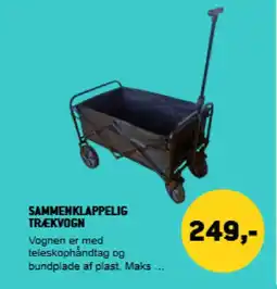 XL-BYG Sammenklappelig trækvogn tilbud