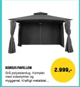 XL-BYG Korius pavillon tilbud