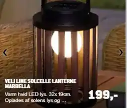 XL-BYG Veli line solcelle lanterne marbella tilbud
