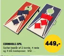 XL-BYG Cornhole-spil tilbud