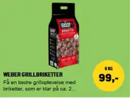 XL-BYG Weber grillbriketter tilbud